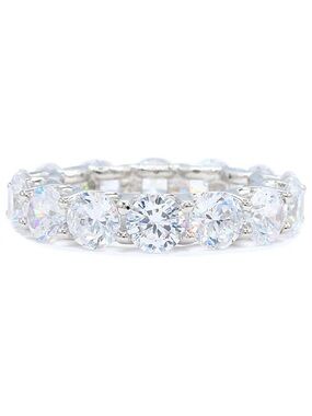 💍Diamonelle Sterling Silver Eternity Band